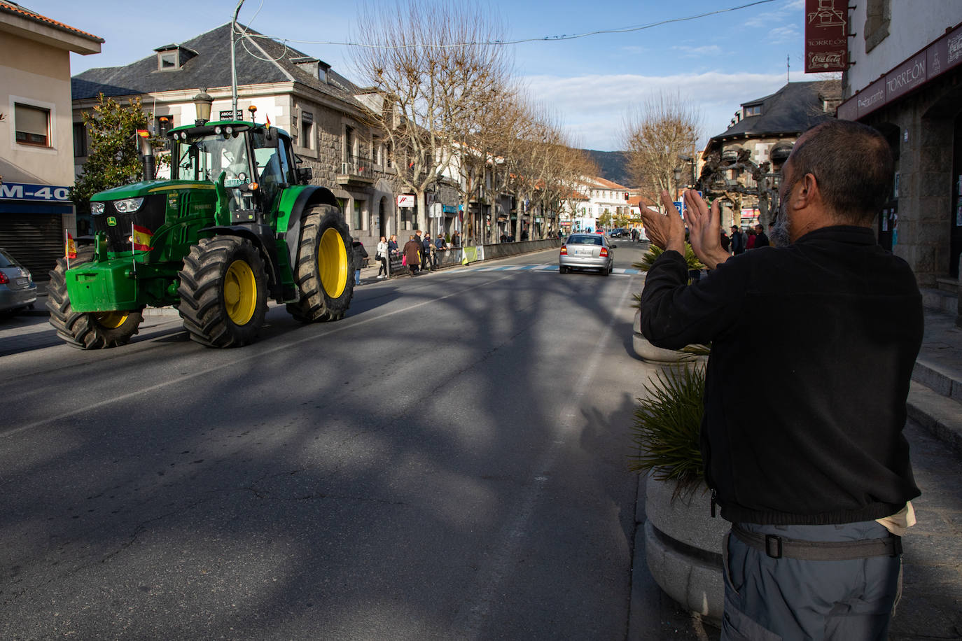 Las protestas del campo en Madrid, en imágenes