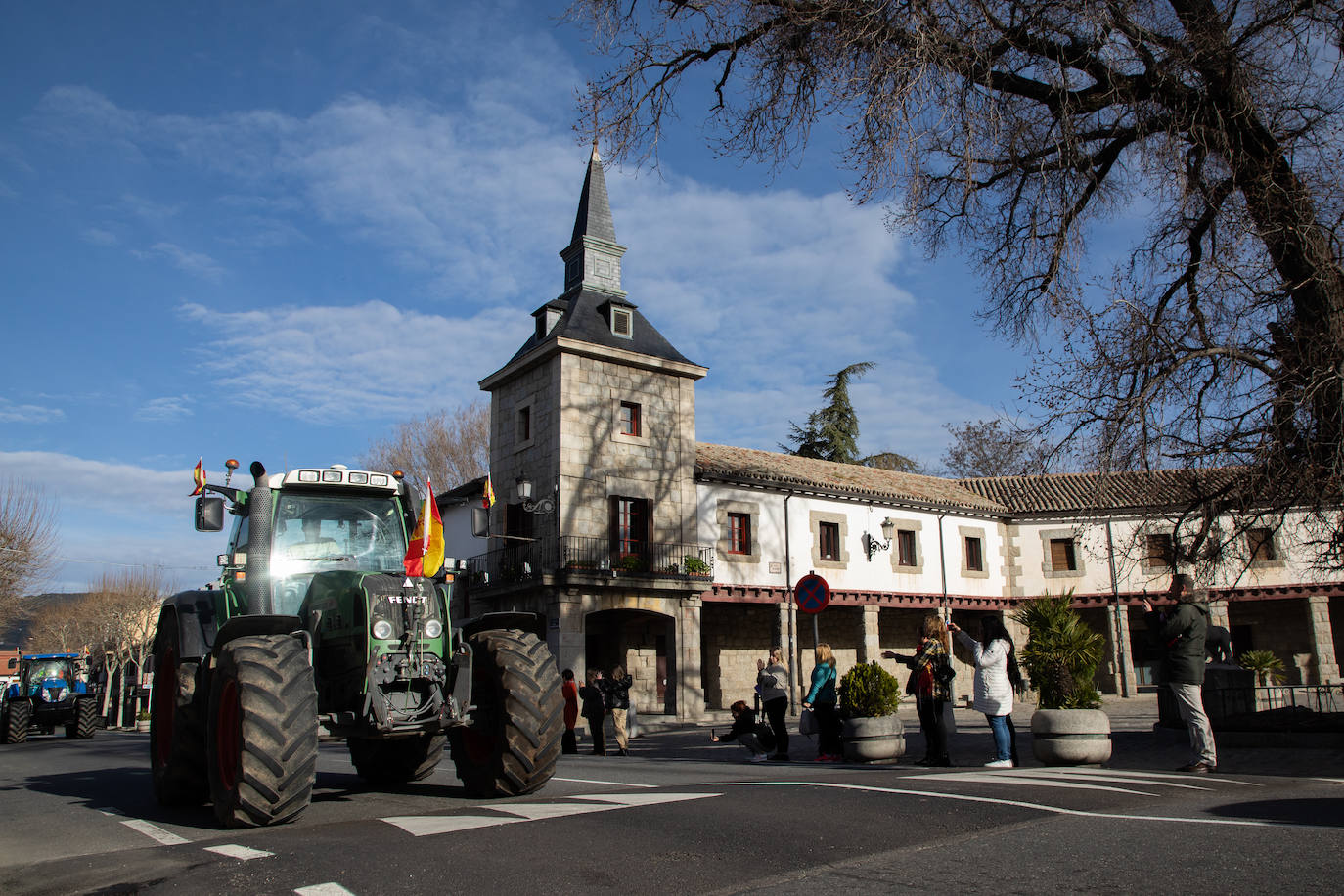 Las protestas del campo en Madrid, en imágenes