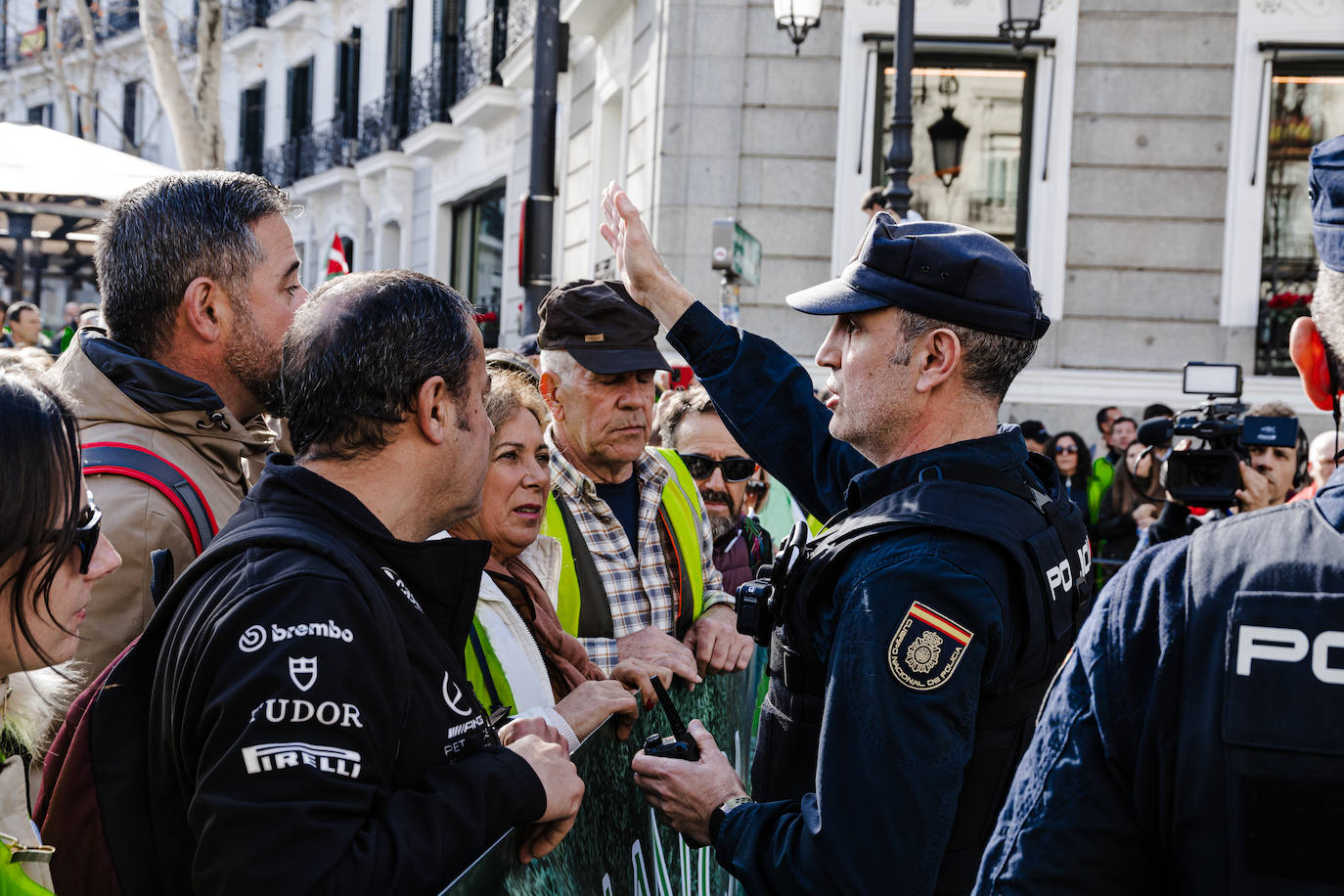 Las protestas del campo en Madrid, en imágenes