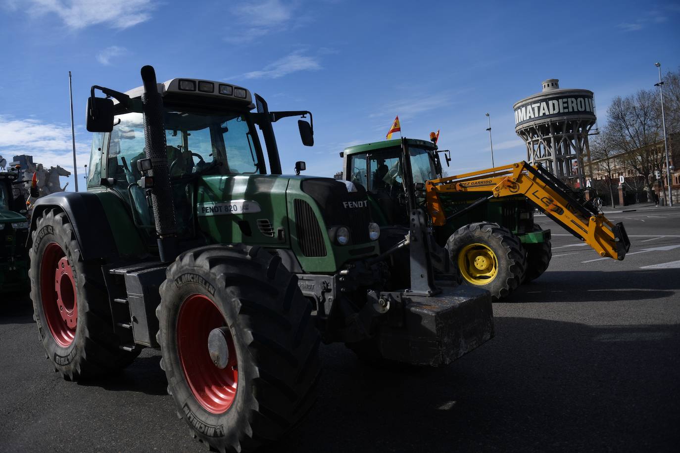 Las protestas del campo en Madrid, en imágenes