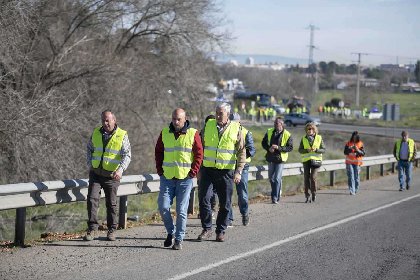Las protestas del campo en Madrid, en imágenes