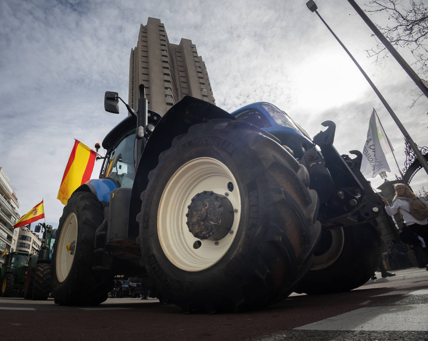 Las protestas del campo en Madrid, en imágenes