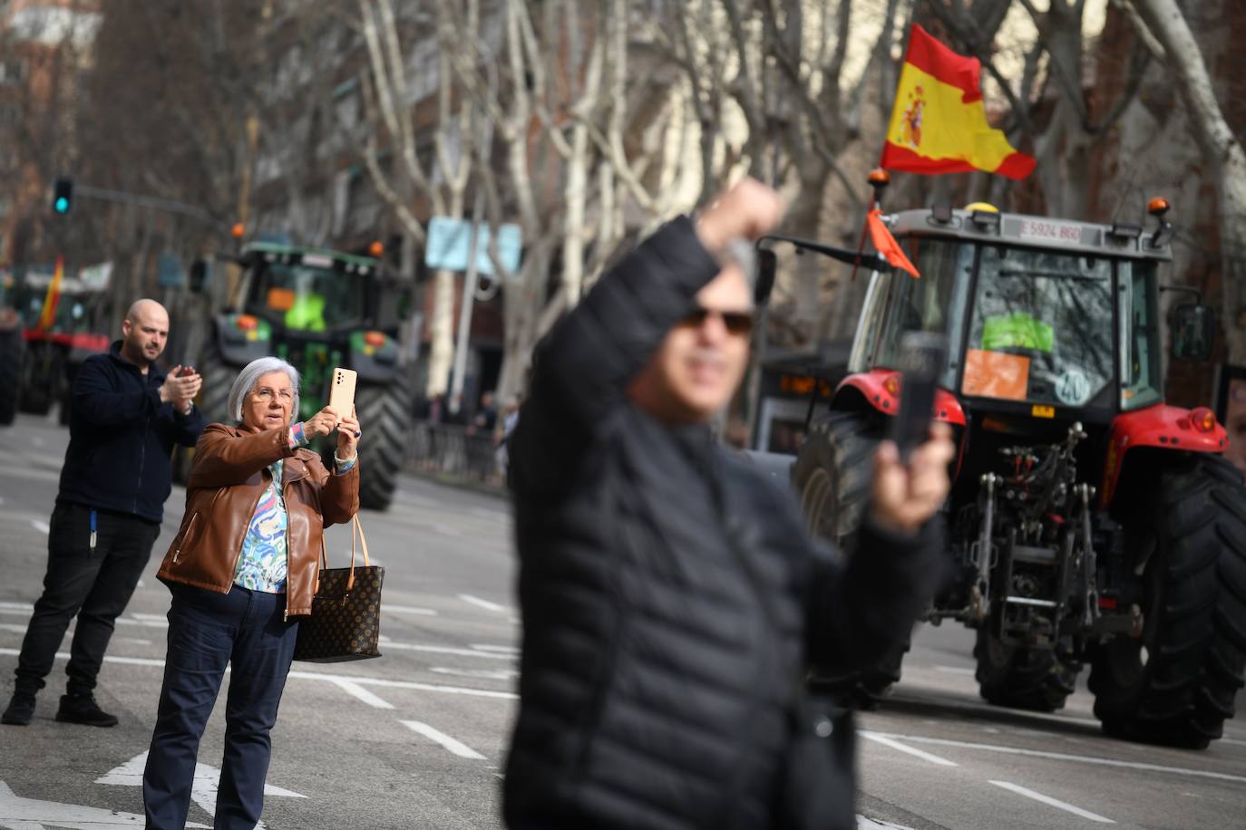 Las protestas del campo en Madrid, en imágenes