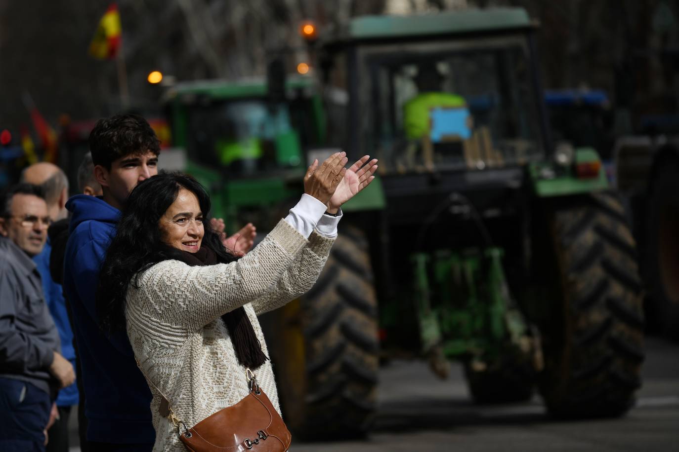 Las protestas del campo en Madrid, en imágenes