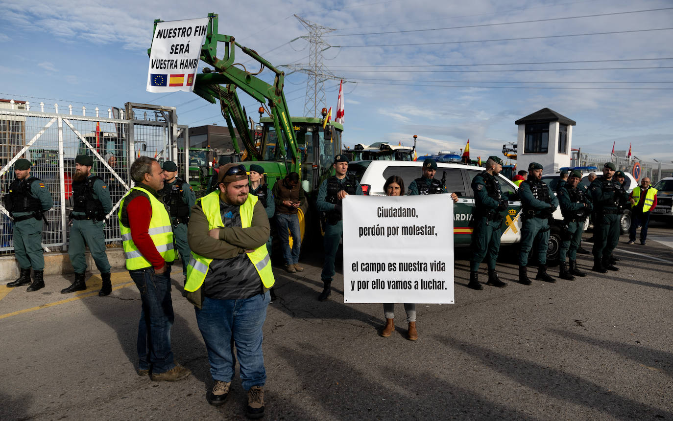 Las protestas del campo en Madrid, en imágenes