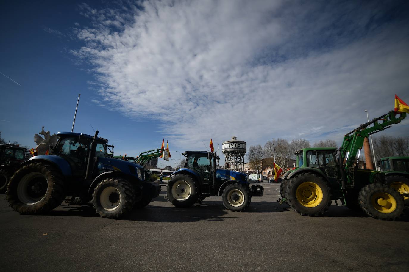 Las protestas del campo en Madrid, en imágenes