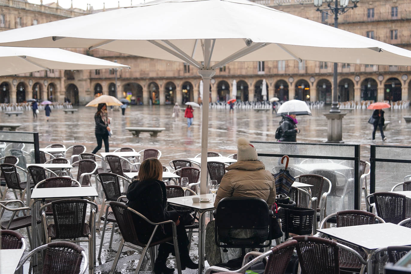 Las últimas lluvias en la ciudad se registraron a principios de mes.