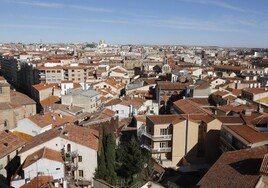 Vista aérea del núcleo urbano de Salamanca.