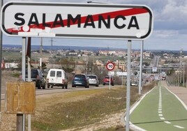 El acceso Norte a la ciudad de Salamanca.