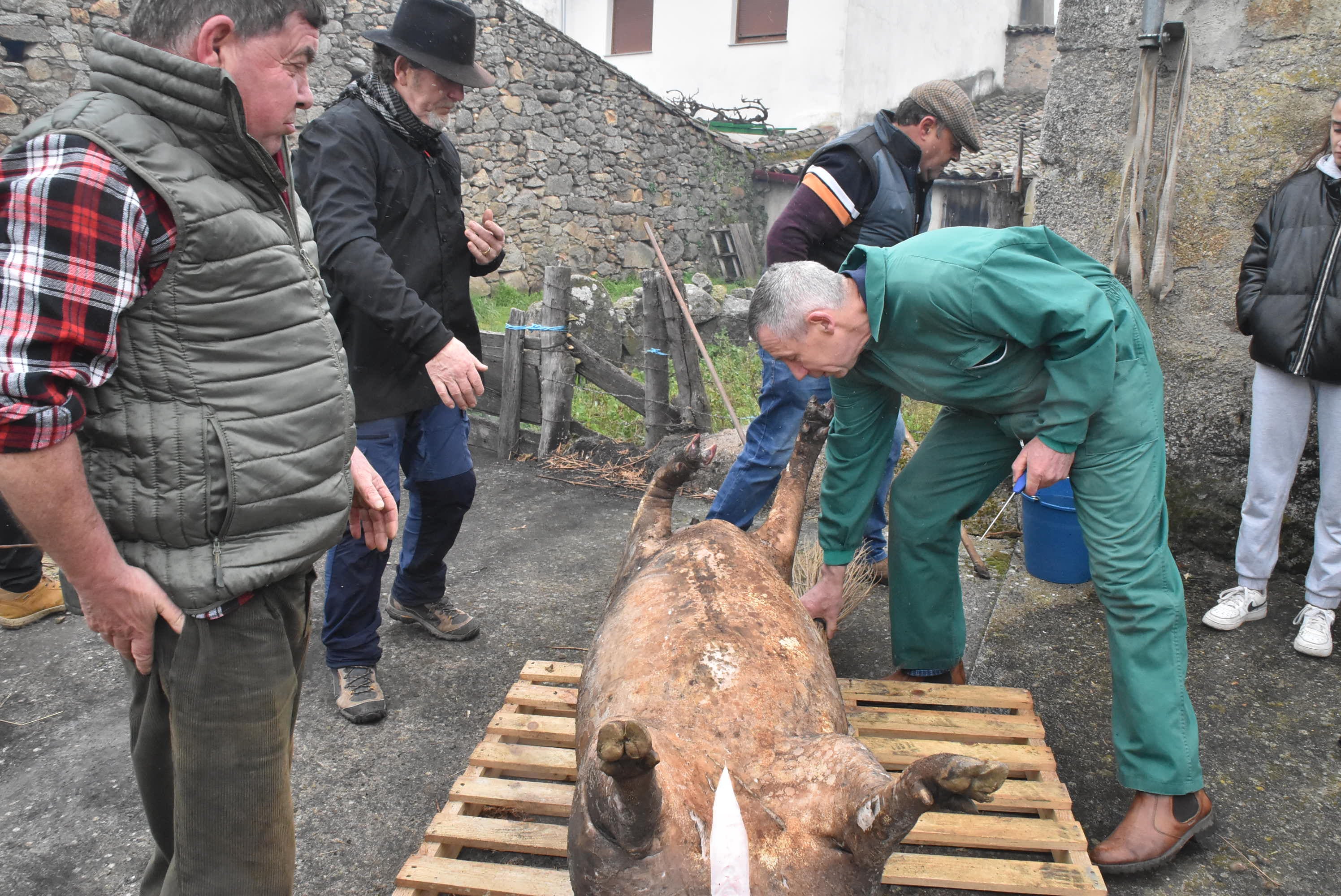 Una tradición que pervive contra viento y lluvia en Peromingo