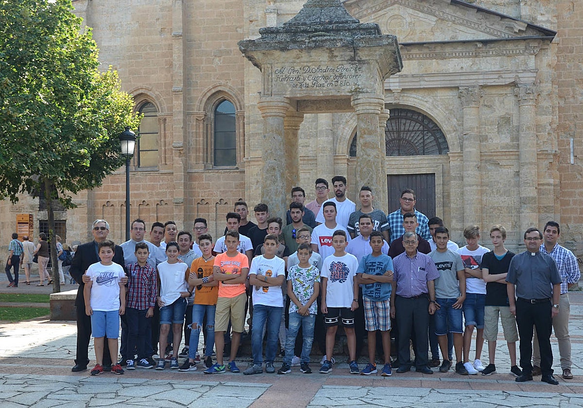 Jóvenes del Seminario Diocesano de Ciudad Rodrigo.
