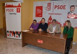 Juan Luís Cepa, Carlos Chanca, Juan Tomás Muñoz y Carmen Lorenzo