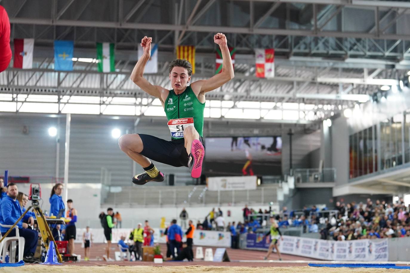 El Nacional sub 20 short track termina en Salamanca con doble récord de España en los 60 metros