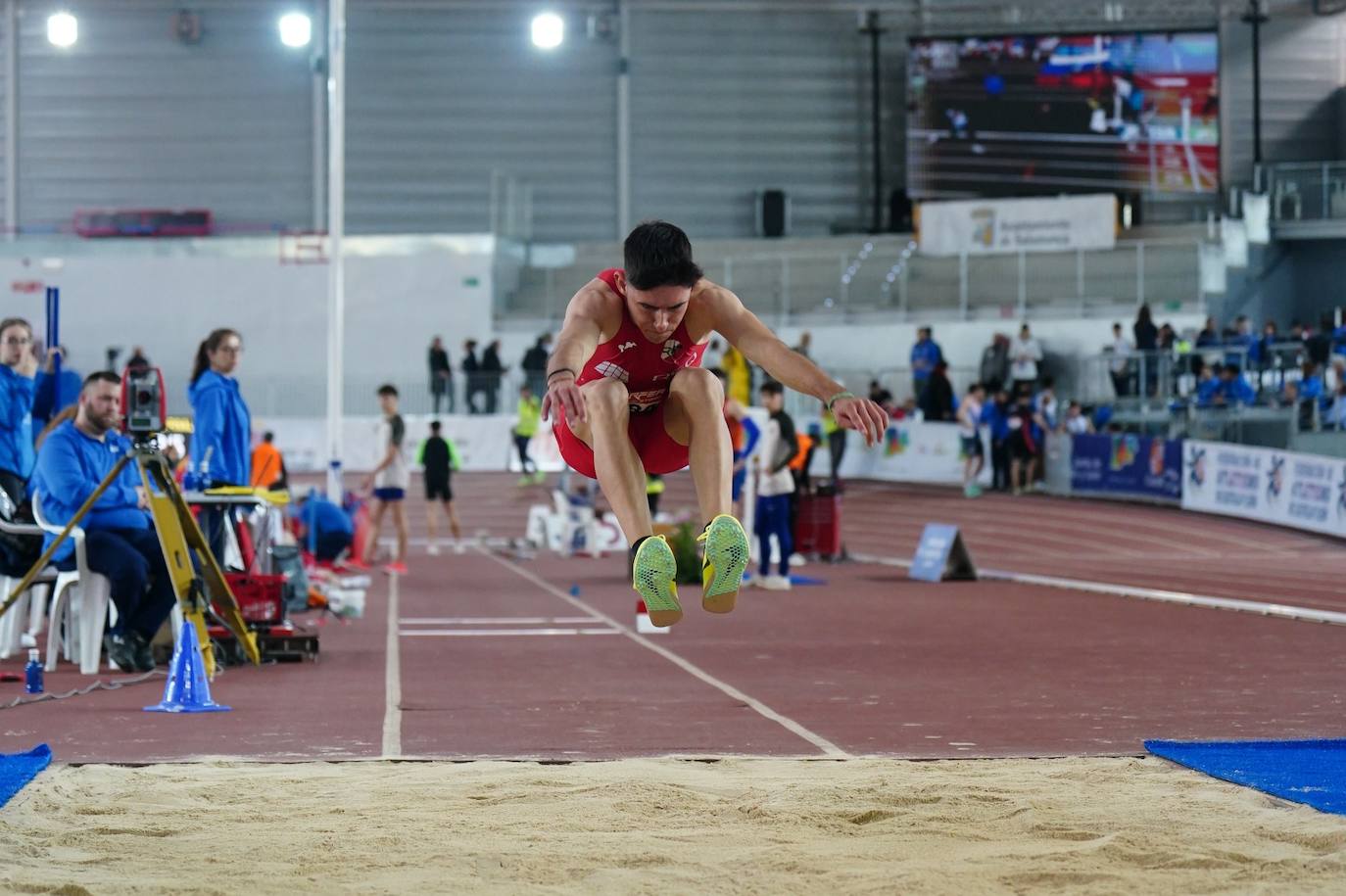 El Nacional sub 20 short track termina en Salamanca con doble récord de España en los 60 metros