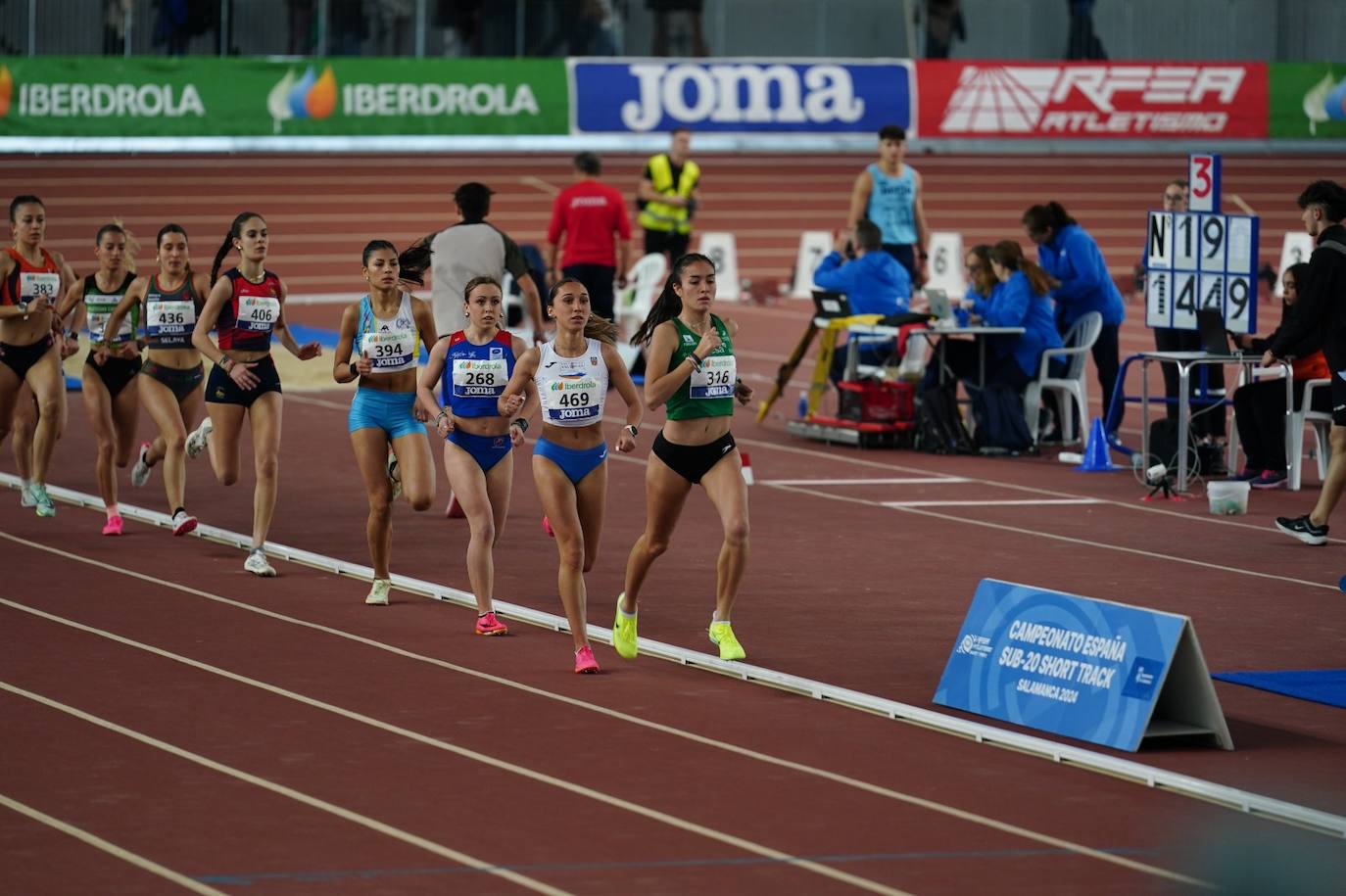 El Nacional sub 20 short track termina en Salamanca con doble récord de España en los 60 metros