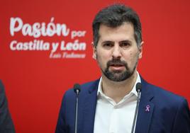 Luis Tudanca, secretario general del PSOE en CyL.