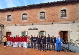 Los alumnos de las dos AFE´s de Alba de Tormes.