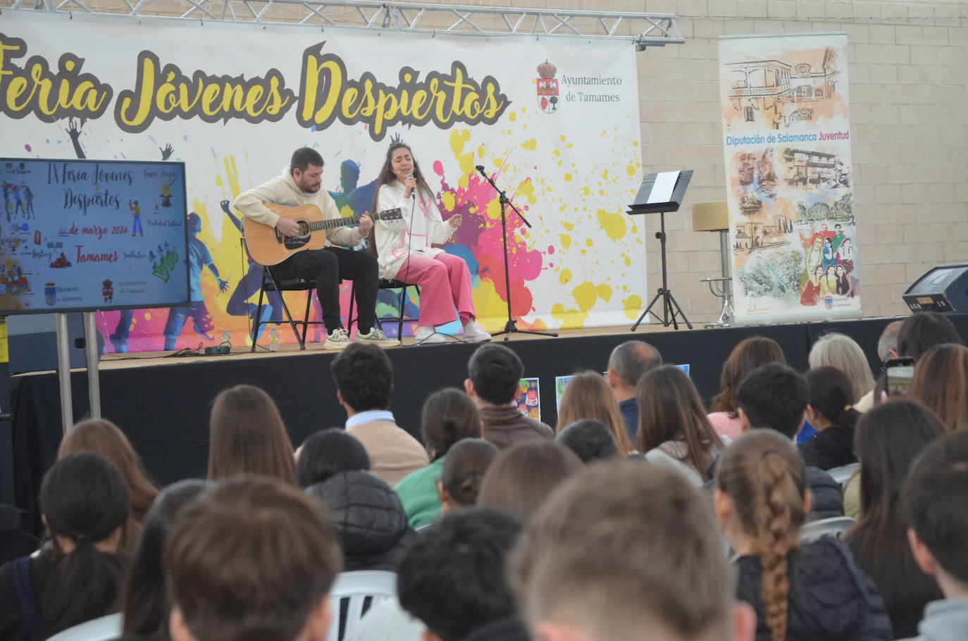 Nereida Sanchón hace explotar Tamames en la IX Feria Jóvenes Despiertos