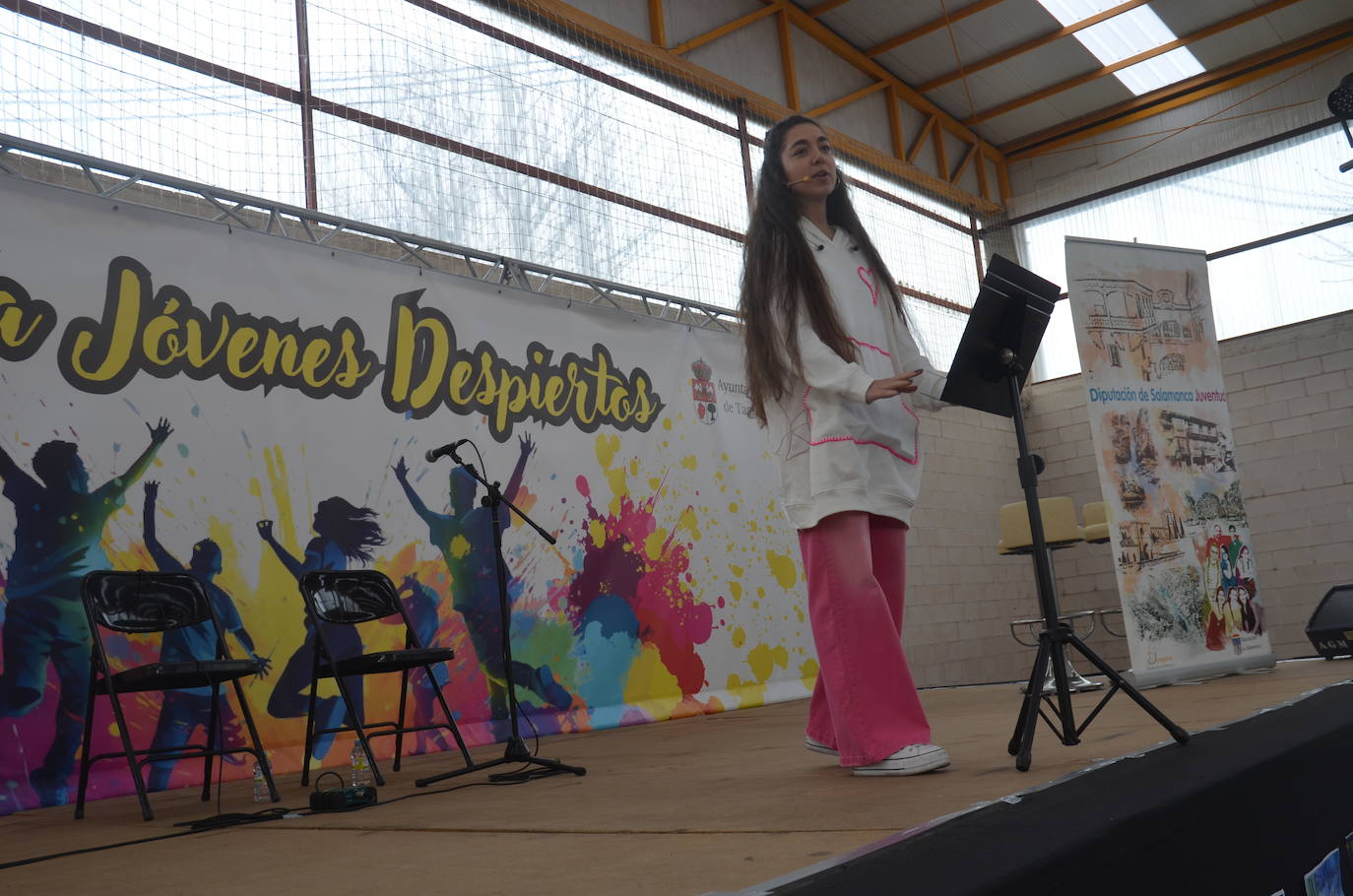 Nereida Sanchón hace explotar Tamames en la IX Feria Jóvenes Despiertos