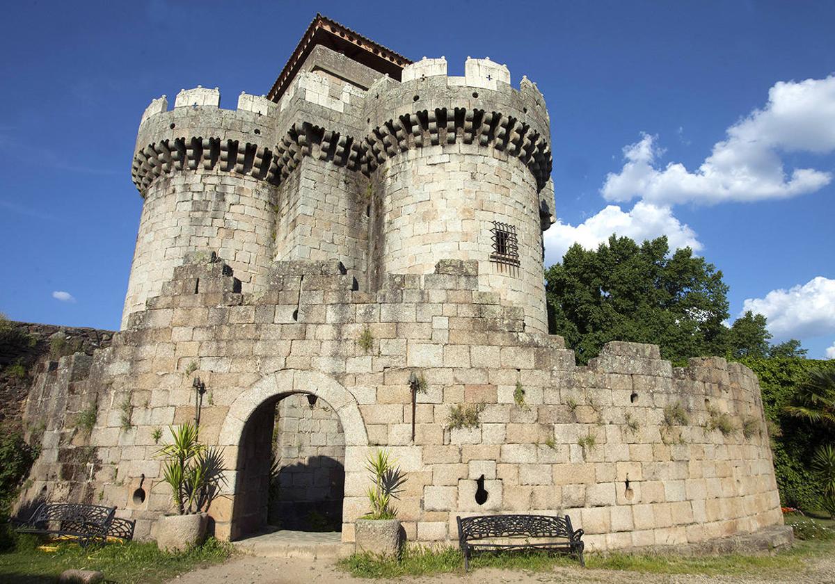 Imagen del castillo, ubicado en Granadilla (Cáceres).