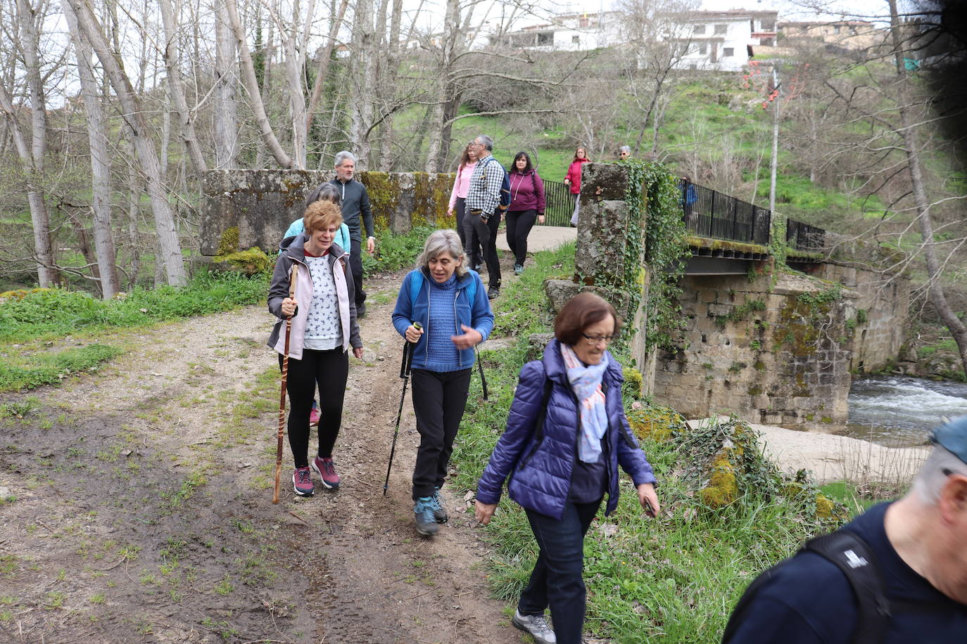 Montemayor del Río celebra su primer &quot;baño de bosque&quot;