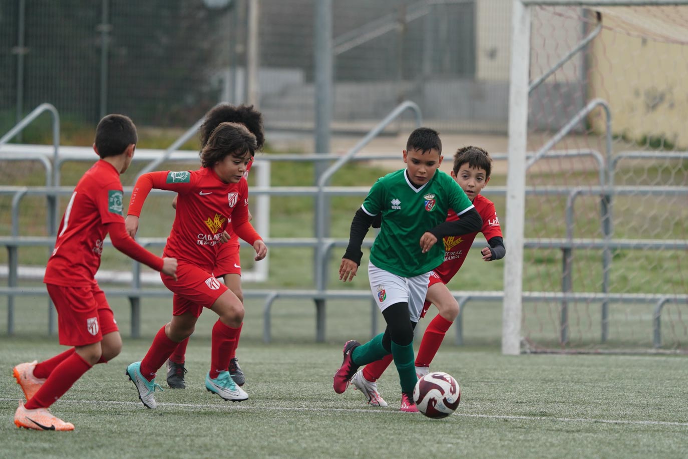 Las mejores imágenes de la jornada 19 del fútbol base en Salamanca