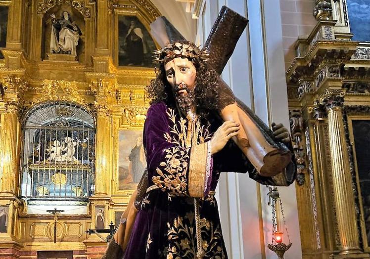 El Nazareno, con su anterior peinado.