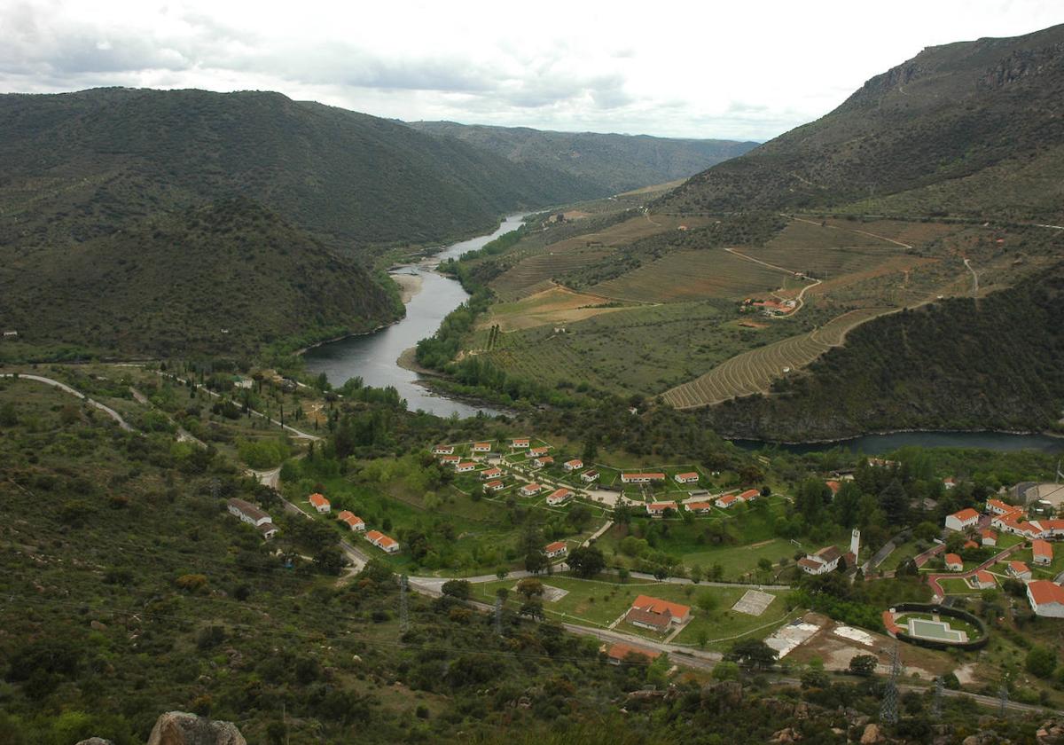 Panorámica del parque natural de Arribes del Duero.