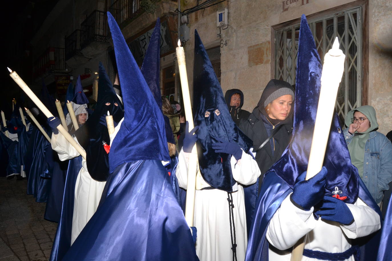 El mal tiempo acorta la procesión de Nuestra Señora de las Angustias en Ciudad Rodrigo