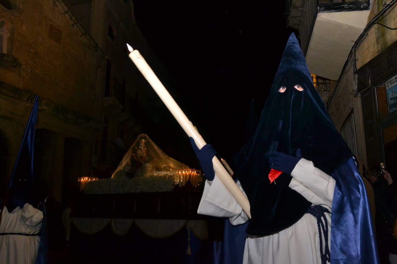 El mal tiempo acorta la procesión de Nuestra Señora de las Angustias en Ciudad Rodrigo