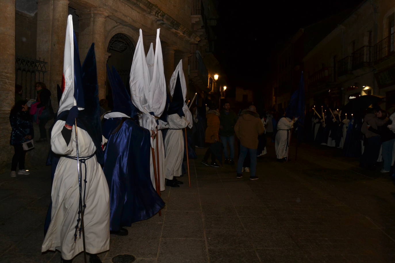 El mal tiempo acorta la procesión de Nuestra Señora de las Angustias en Ciudad Rodrigo