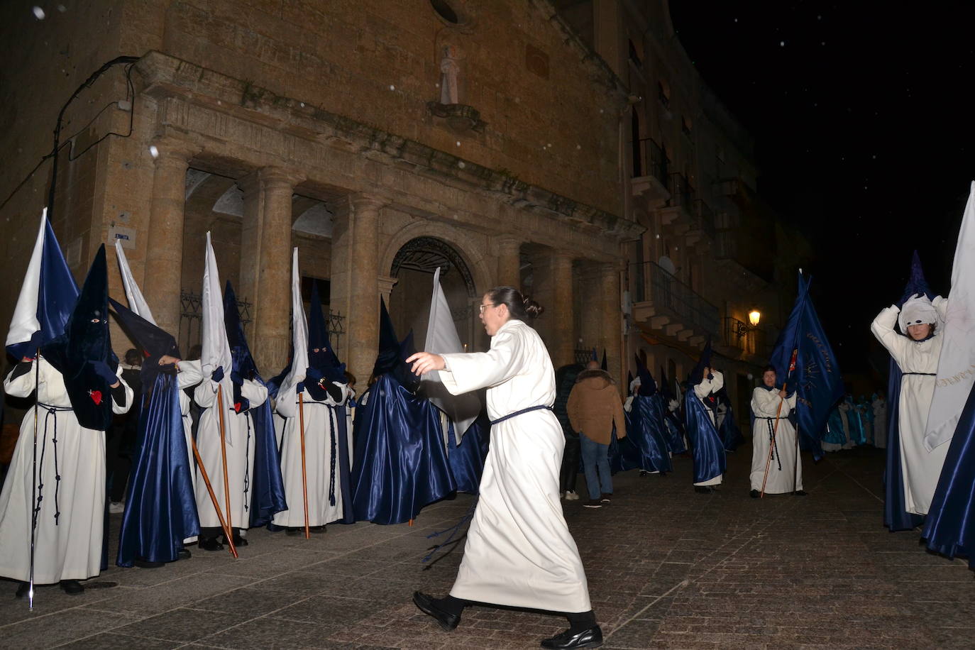 El mal tiempo acorta la procesión de Nuestra Señora de las Angustias en Ciudad Rodrigo