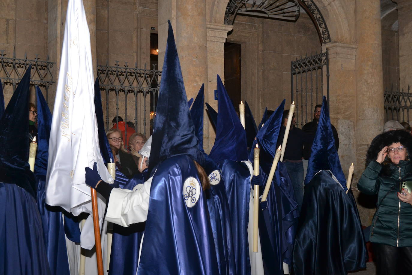 El mal tiempo acorta la procesión de Nuestra Señora de las Angustias en Ciudad Rodrigo