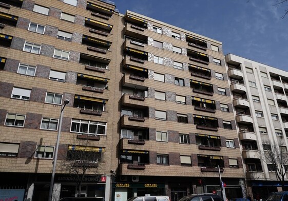 Bloques de viviendas en la ciudad de Salamanca.