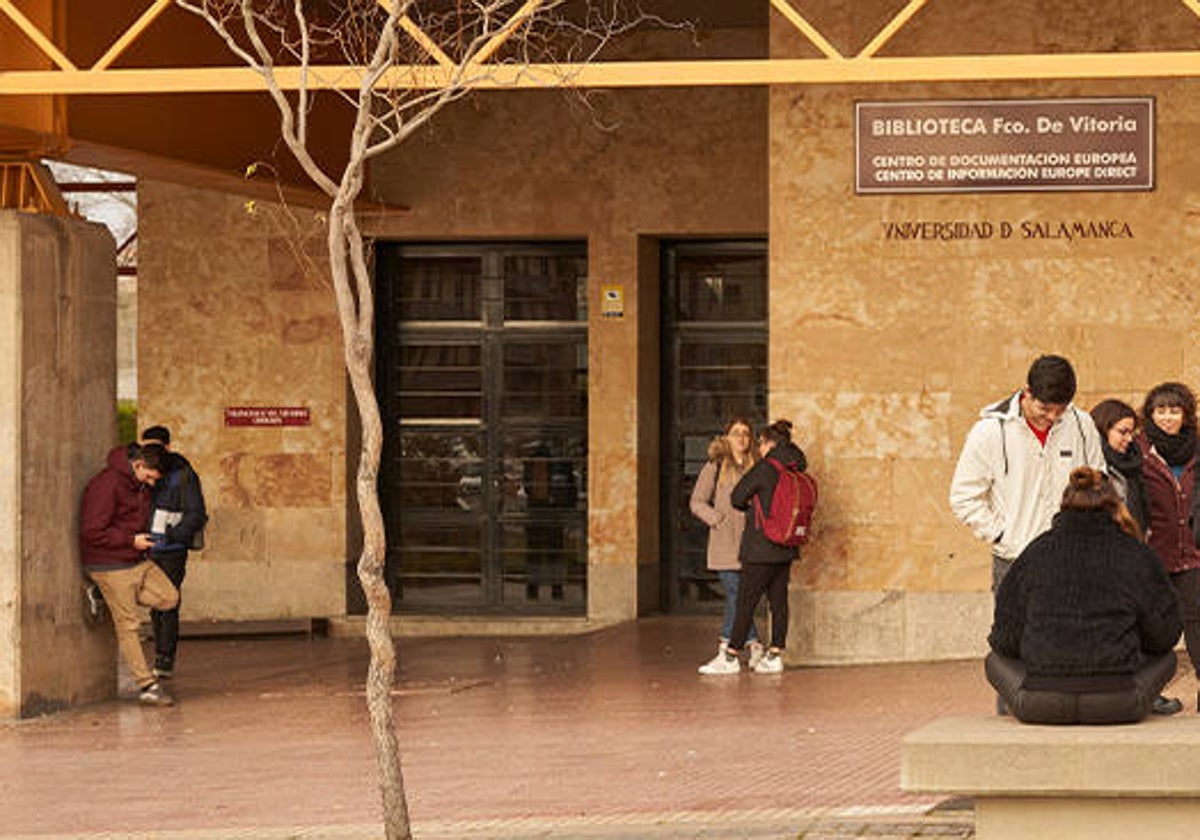 Estudiantes de la Universidad de Salamanca.