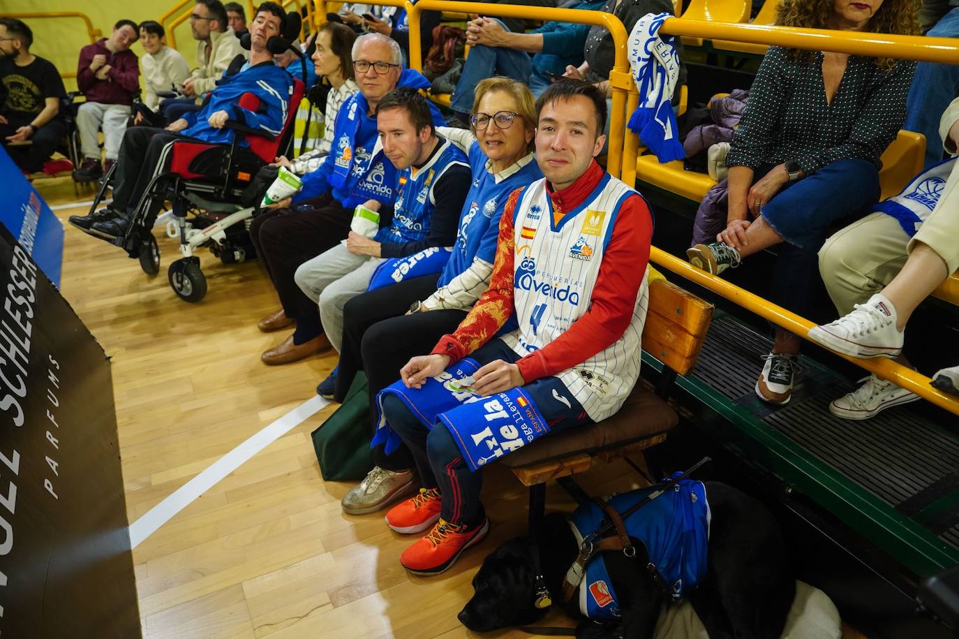 Búscate en la grada del Würzburg en el partido entre el Perfumerías Avenida y el Ensino de Lugo