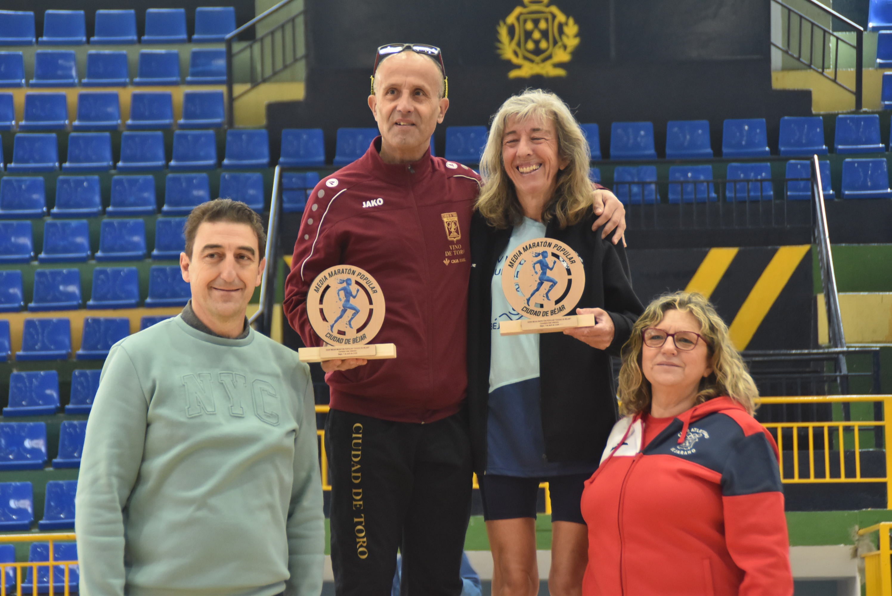 Dani Sanz y Ester Rodríguez ganan la Medio Maratón de Béjar