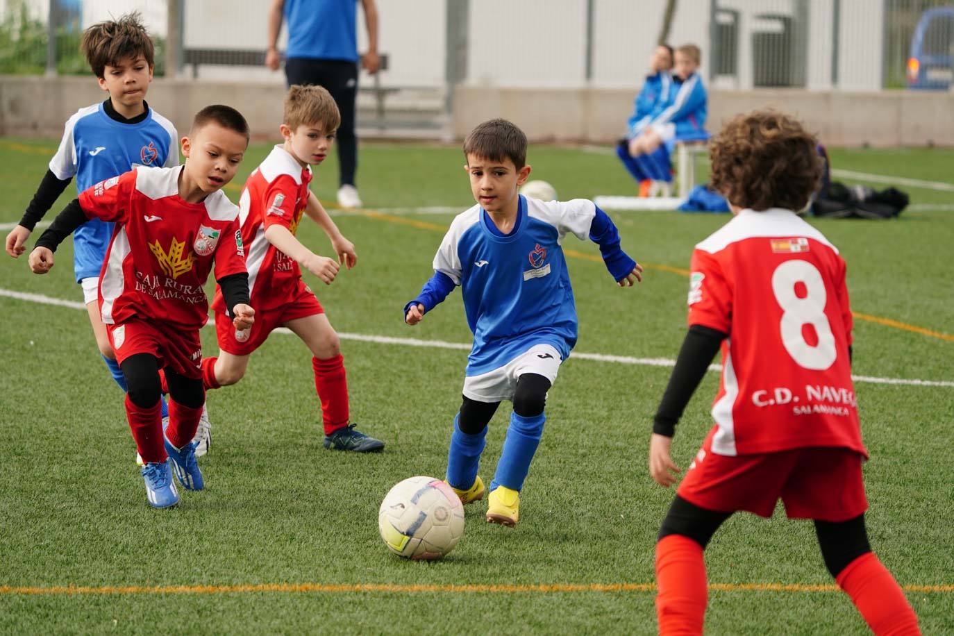 Las mejores imágenes de la jornada 21 del fútbol base en Salamanca