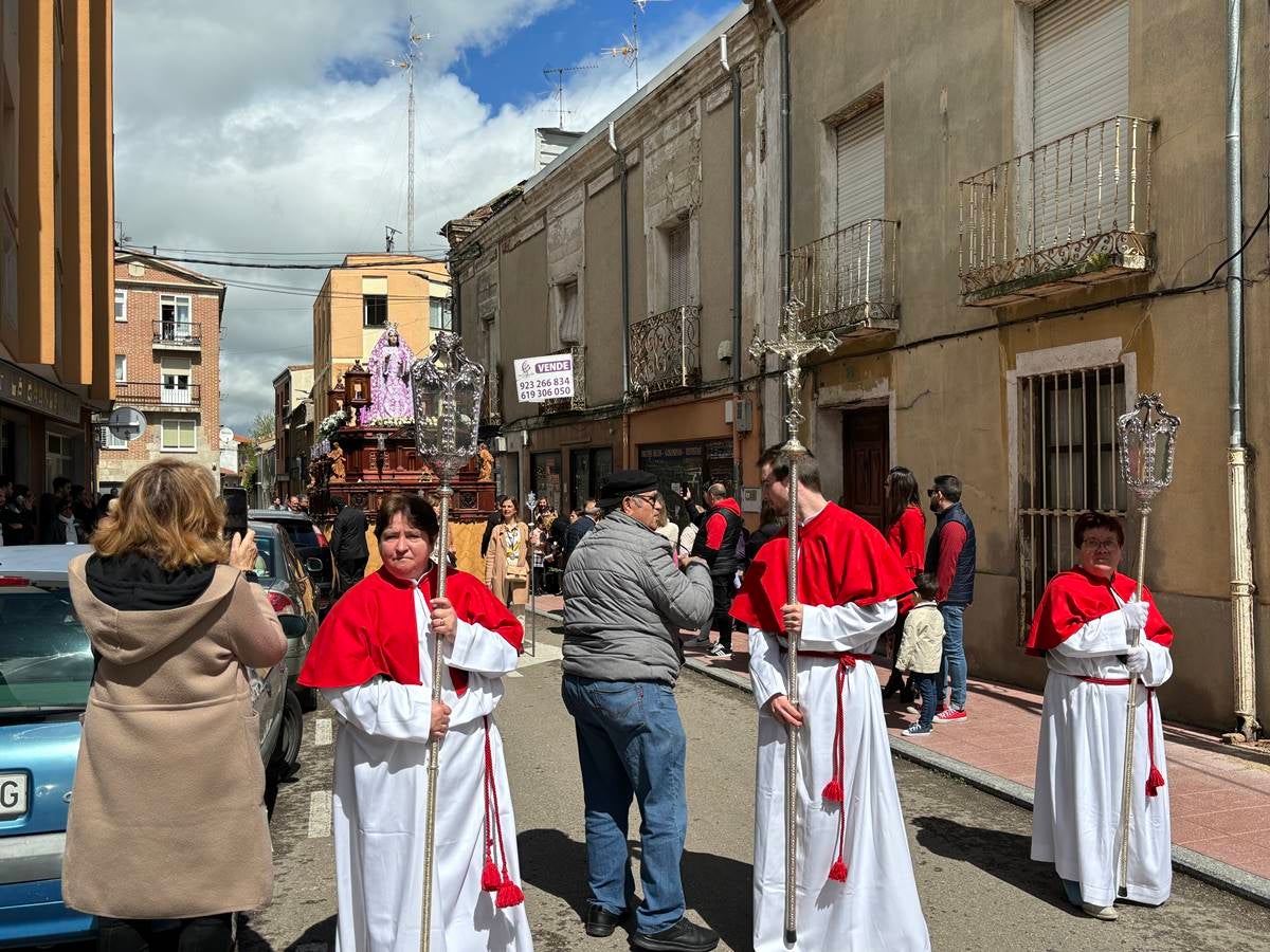 Sol espléndido para la Virgen de la Misericordia en Peñaranda