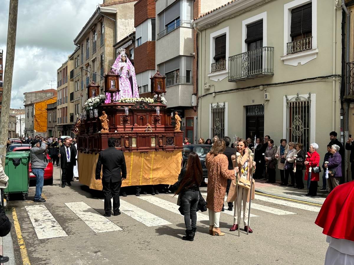 Sol espléndido para la Virgen de la Misericordia en Peñaranda