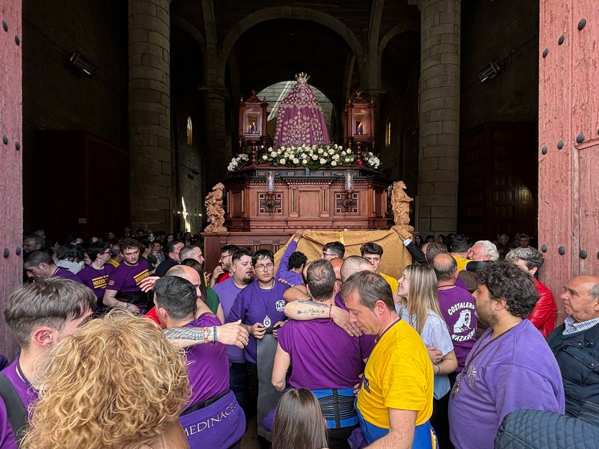 Sol espléndido para la Virgen de la Misericordia en Peñaranda