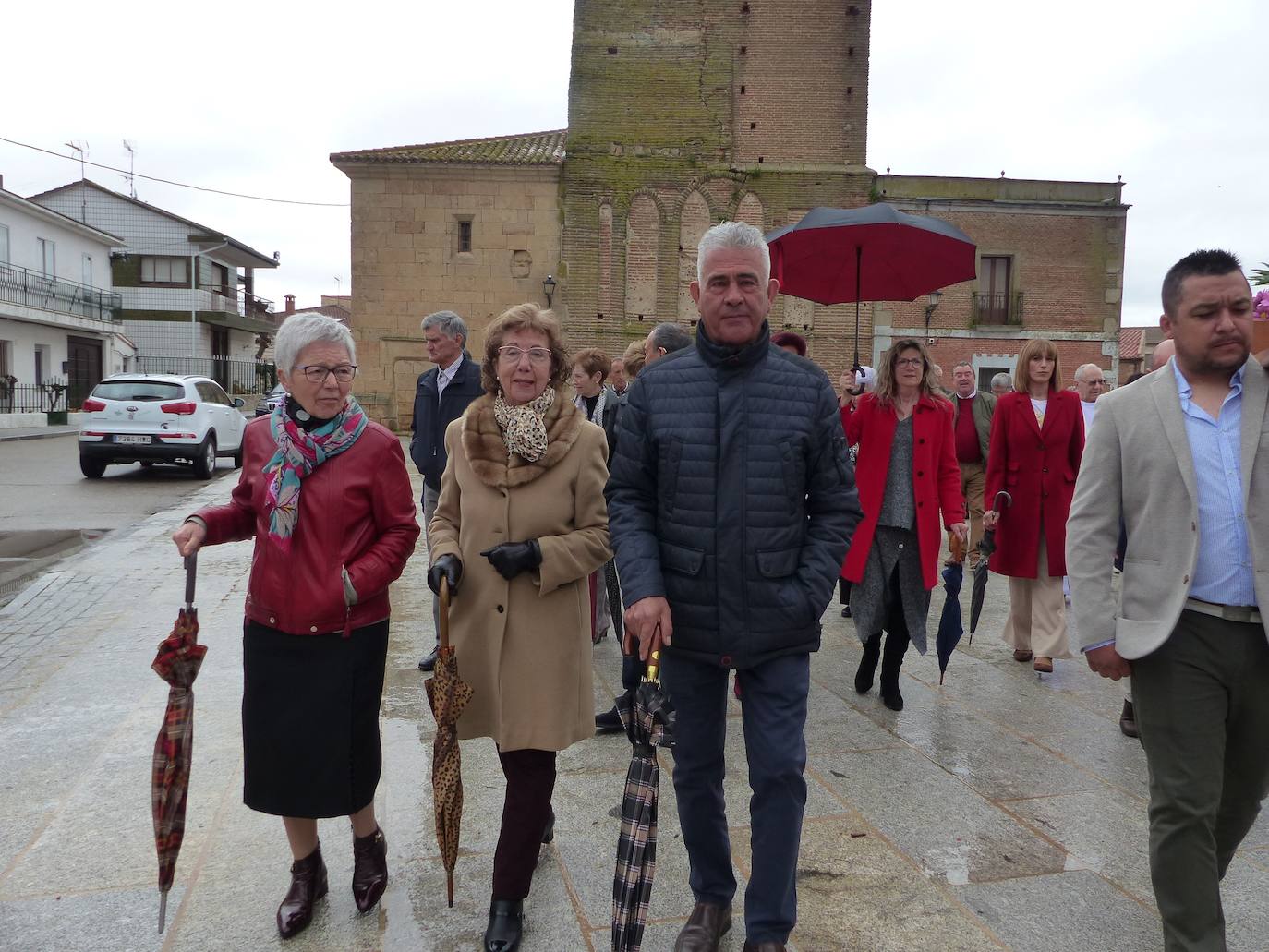 Jotas en honor a Santa Bárbara en Villoria