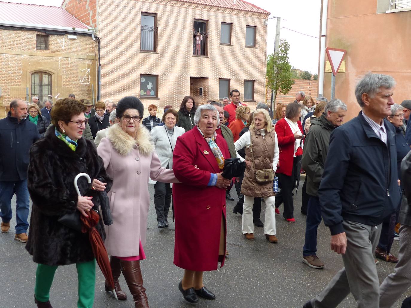 Jotas en honor a Santa Bárbara en Villoria