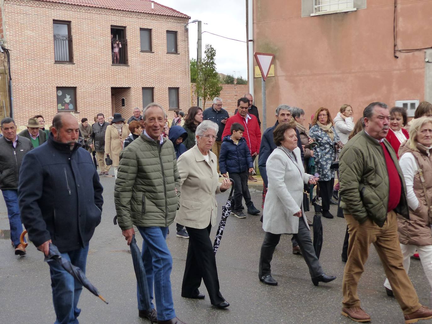 Jotas en honor a Santa Bárbara en Villoria