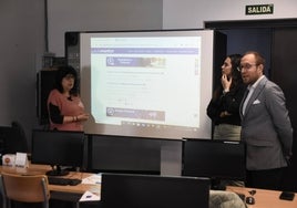 Conchi Rico, Paola Martín y Marcos Iglesias durante la presentación