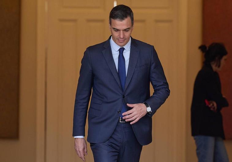 El presidente del Gobierno, Pedro Sánchez