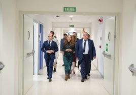 Jesús García-Cruces, Carmen Rodríguez y Alejandro Vázquez.