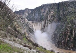 Presa de Aldeadávila de la Ribera.