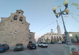 Fotografía de archivo de la Plaza Mayor de La Fuente de San Esteban