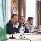 Juan Luis Delgado, Julián Juanes y Raúl del Brío.